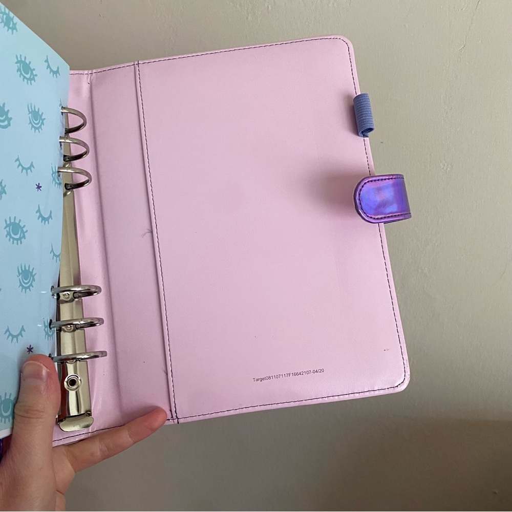 Small Iridescent Purple Binder with Removable Monthly Tabs - Picture 6 of 6